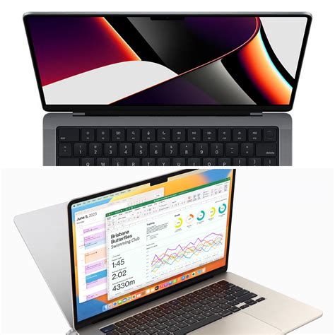 MacBook Pro M2 14" vs MacBook Air M2 15" : A Detailed Comparison for ...