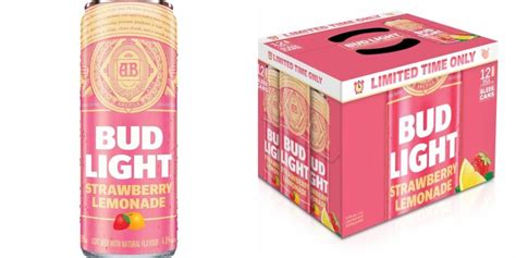 Bud Light is Selling A Strawberry Lemonade Beer