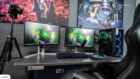 All 25 Black Desk Setup Ideas from Famous Influencers