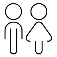 male female Icon - Free PNG & SVG 689790 - Noun Project