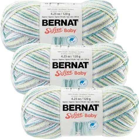 Bernat Softee Baby Yarn - Ombres-Prince Pebbles, Multipack Of 3 - Walmart.com - Walmart.com