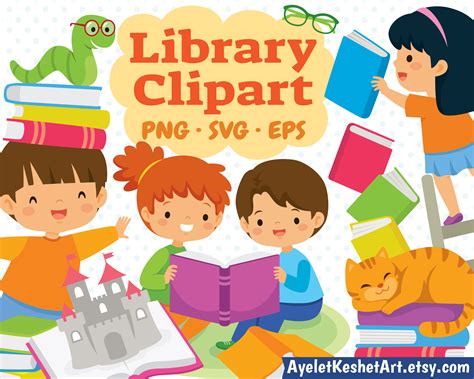 Bibliothek Clipart Of Children