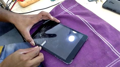 iPad mini touch screen replacement gone wrong - YouTube