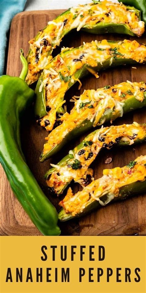 Stuffed Anaheim Peppers - EASY GOOD IDEAS