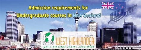 Admission requirements for Undergraduate courses in NZ