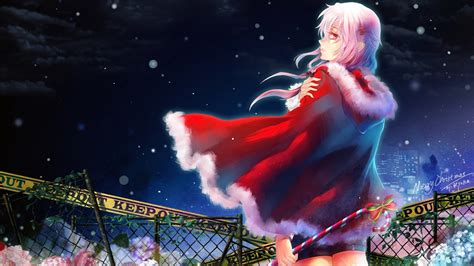 Cute Anime Girl Christmas Wallpapers HD Free Download