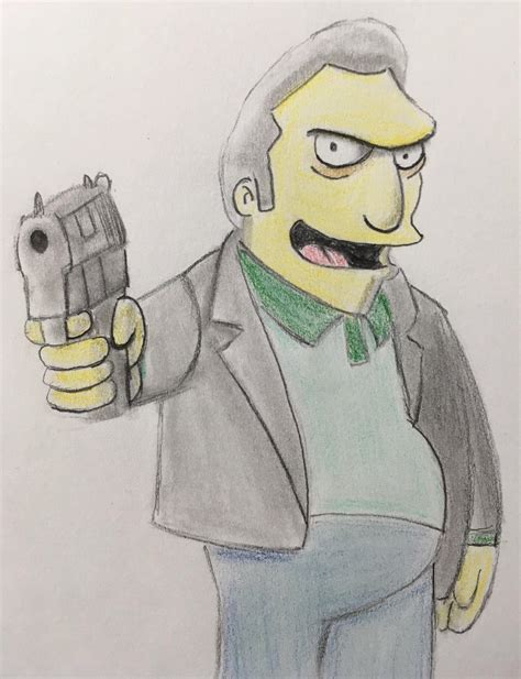 Fat Tony from The Simpsons by CaptainEdwardTeague on DeviantArt