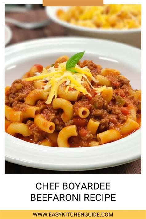 Chef Boyardee Beefaroni Recipe