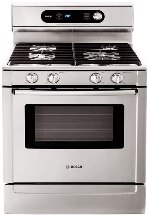 Bosch HGS7282UC 30 Inch Pro-Style Gas Range with 4 Sealed Burners, 16,000 POWERSIM Burner, 5.1 ...