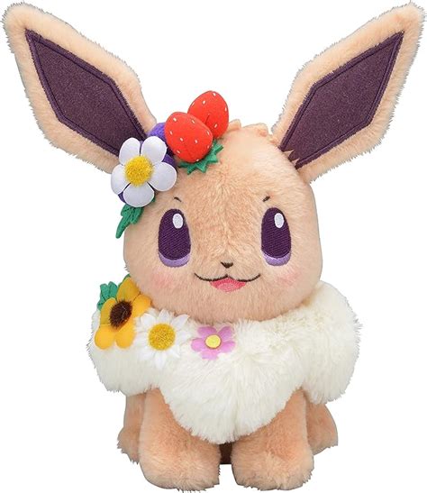 Pokemon Center Original Stuffed Plush Toy Peluche Eevee Evoli Easter ...