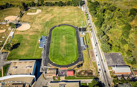 Football Field Aerial Pictures, Images and Stock Photos - iStock