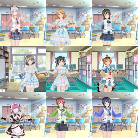 Costumes list | All Stars | Games | Idol Story - Love Live!