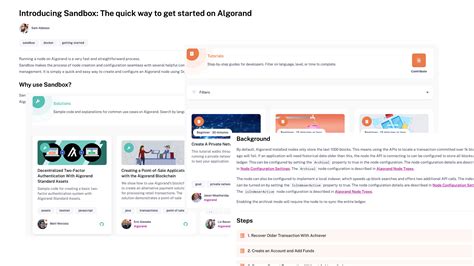 Getting Started on Algorand | Algorand Developer Portal