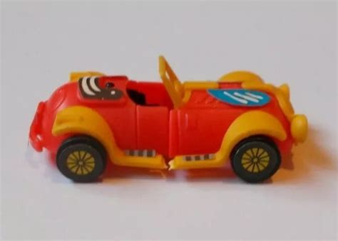 RARE VINTAGE KINDER Surprise Egg Toy Funny Car Red Yellow Stickers K93 n30 VGC $5.60 - PicClick