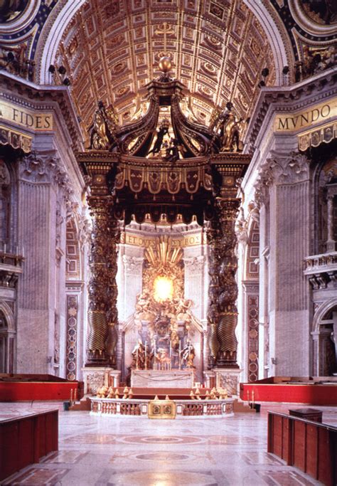 St. Peter's - Papal Altar & Baldacchino