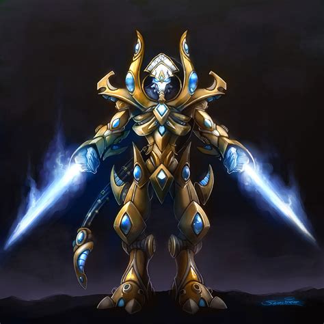 Protoss Zealot Concept - Characters & Art - StarCraft II: Wings of Liberty