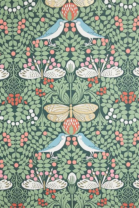 Butterfly Garden Wallpaper | AnthroLiving