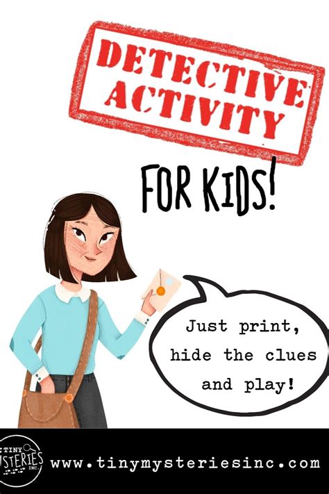 A thrilling printable interactive mystery series for kids with an exciting clue hunt around the ...