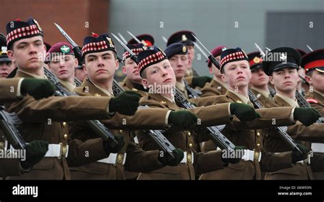 Graduation parade at the Army Foundation College - Harrogate Stock ...