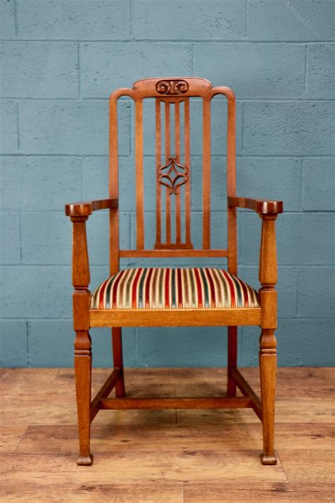 Set Of 6 Oak Dining Chairs - Antiques Atlas