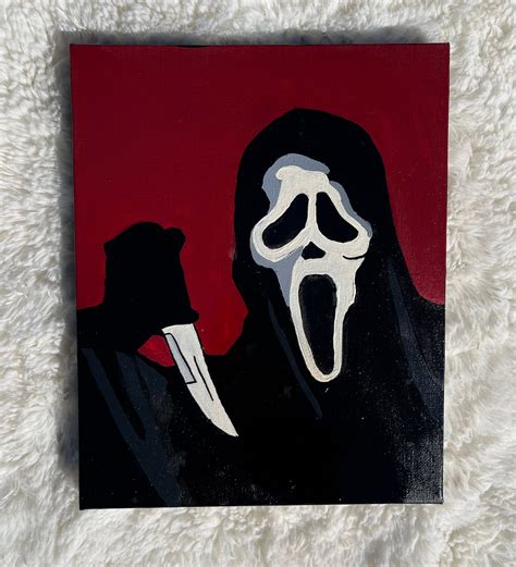 Scream Acrylic Painting 8x10 - Etsy