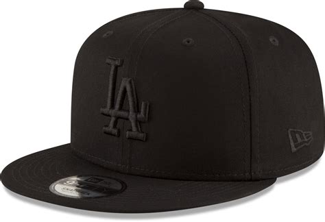 LA Dodgers New Era 950 League Essential Black Snapback Baseball Cap – lovemycap | Black snapback ...