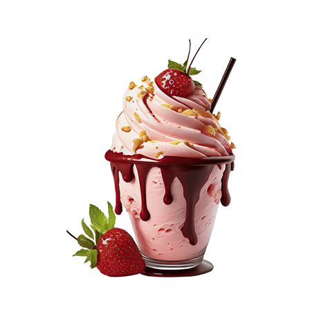 Strawberry Milkshake Png Transparent Images Free Download