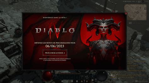 Preorder - Diablo IV Beta | Interface In Game