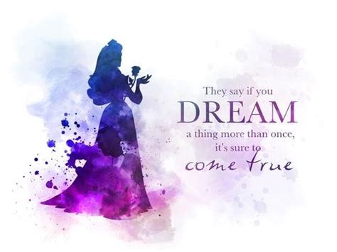 Sleeping Beauty Quote ART PRINT Aurora, Princess, Nursery, Gift, Wall Art, Home Decor, Disney ...