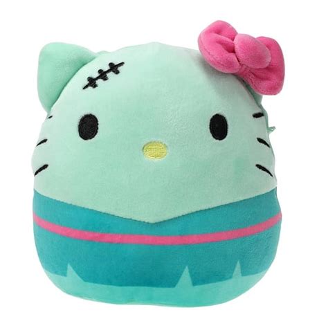 Squishmallows Halloween Hello Kitty Plush (Franken Kitty) - Walmart.com