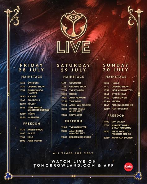 Tomorrowland 2023 Weekend 2 Livestream & Schedule — DJ Life Magazine