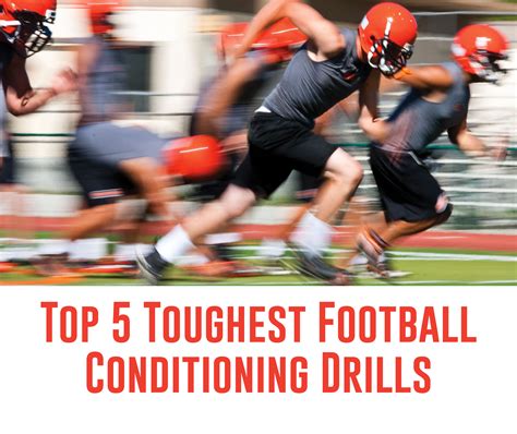 Top 5 Toughest Football Conditioning Drills - ITG Next