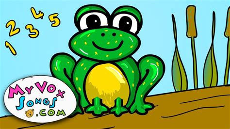 Five Little Speckled Frogs | Nursery Rhymes - YouTube