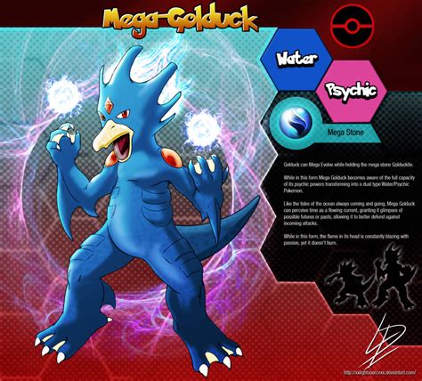 Mega Golduck-Pokemon fan evolution concept by xXLightsourceXx on DeviantArt