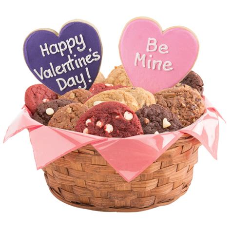 Valentines Day Gift Baskets | Valentine Cookies | Cookies by Design