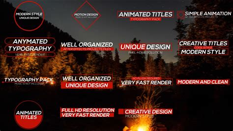 Animated Titles - Motion Graphics Templates | Motion Array