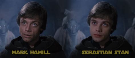 Sebastian Stan Replaces Mark Hamill in STAR WARS Deepfake - Nerdist