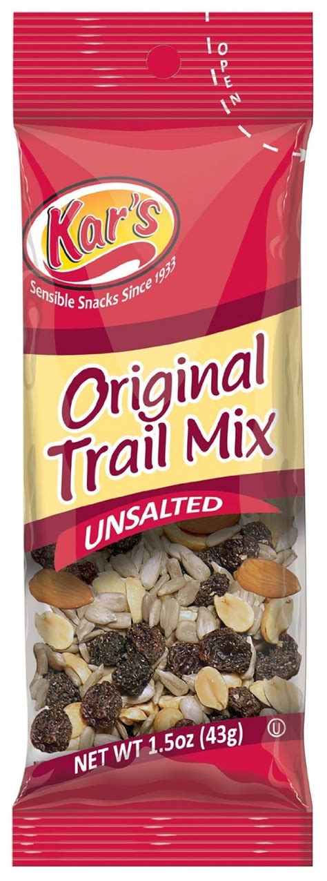 Kar’s Nuts Original Trail Mix, 1.5 oz Individual Packs – Bulk Pack of 72, Gluten-Free Snacks ...