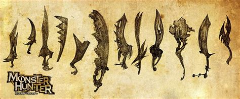 Monster Hunter - Weapons by magawolaz on DeviantArt