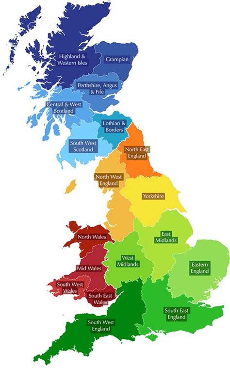 Great Britain | Map of britain, England map, Scotland road trip