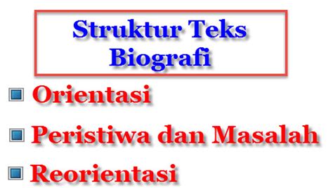 Tuliskan Struktur Teks Biografi – Penggambar