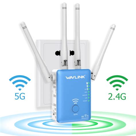 Wavlink AC1200 WiFi Range Extender/ Access Point/ Wireless Router 2.4G/5G Dual Band with 4 High ...