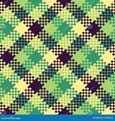 Pixel Art Design, Seamless Pattern Stock Vector - Image: 53926633