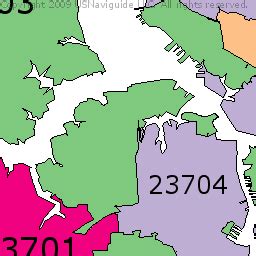 Portsmouth Va Zip Code Map