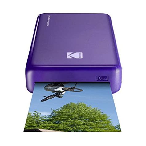 Kodak Mini2 Instant Photo Printer (Purple) Basic Bundle + Paper (20 Sheets) + Deluxe Case ...