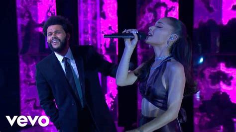 Gran presentación: The Weeknd & Ariana Grande con Save Your Tears ...