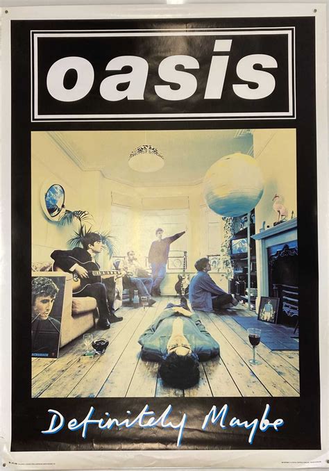 Lot 405 - OASIS DEFINITELY MAYBE POSTER