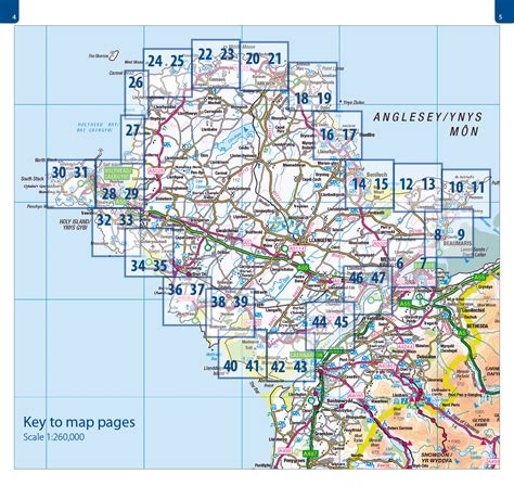 OS Map Atlas: Wales Coast Path: Isle of Anglesey - Wales Coast Path