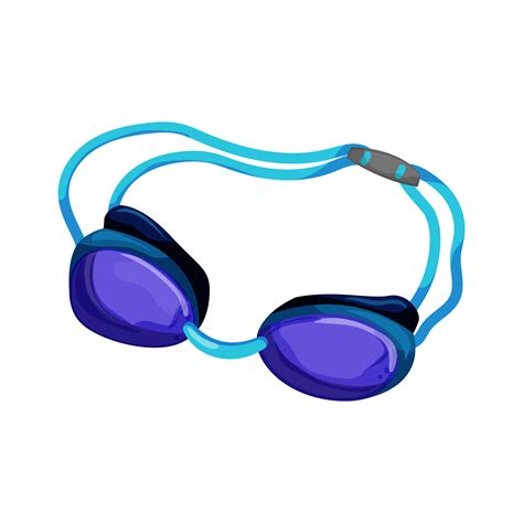 swim pool goggles cartoon vector illustration 17415166 Vector Art at Vecteezy