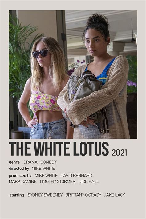 The White Lotus Minimalist TV Series Polaroid Poster | Movies to watch ...